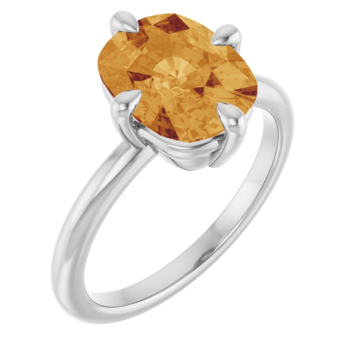 Solitaire Gemstone Ring