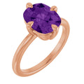 Solitaire Gemstone Ring