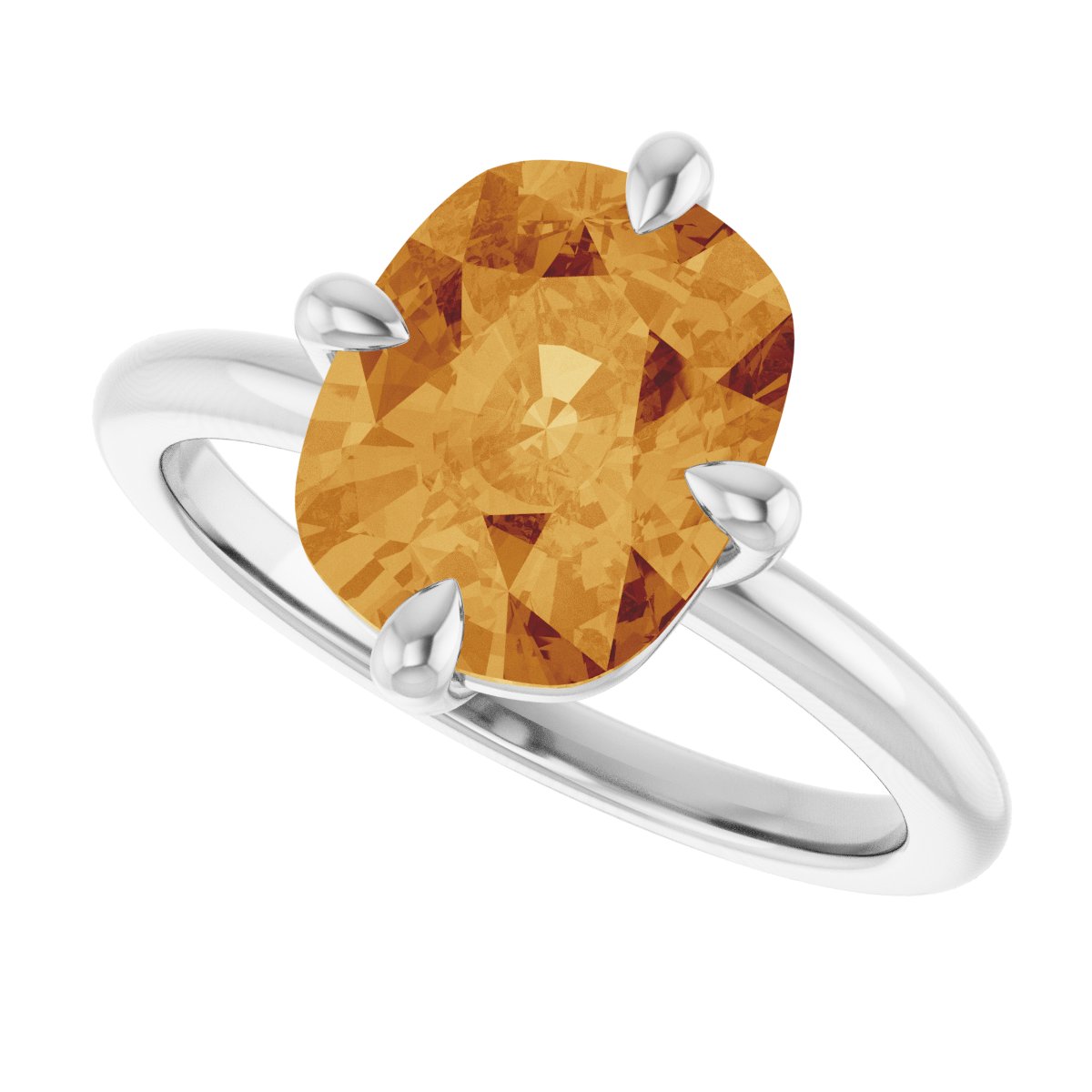 Solitaire Gemstone Ring