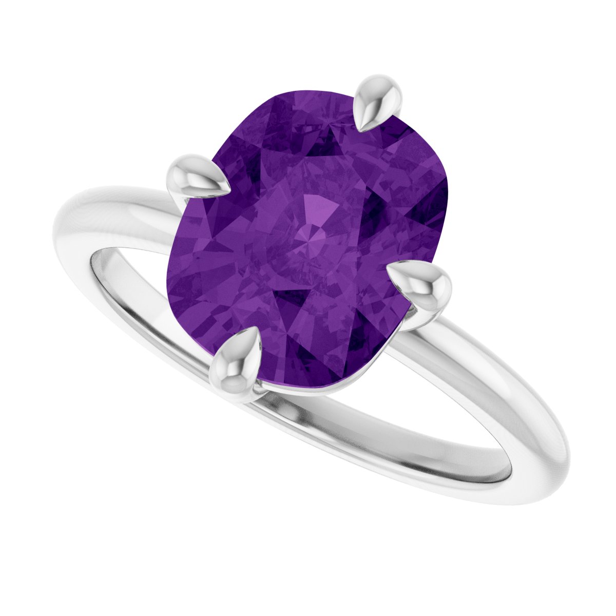 Solitaire Gemstone Ring