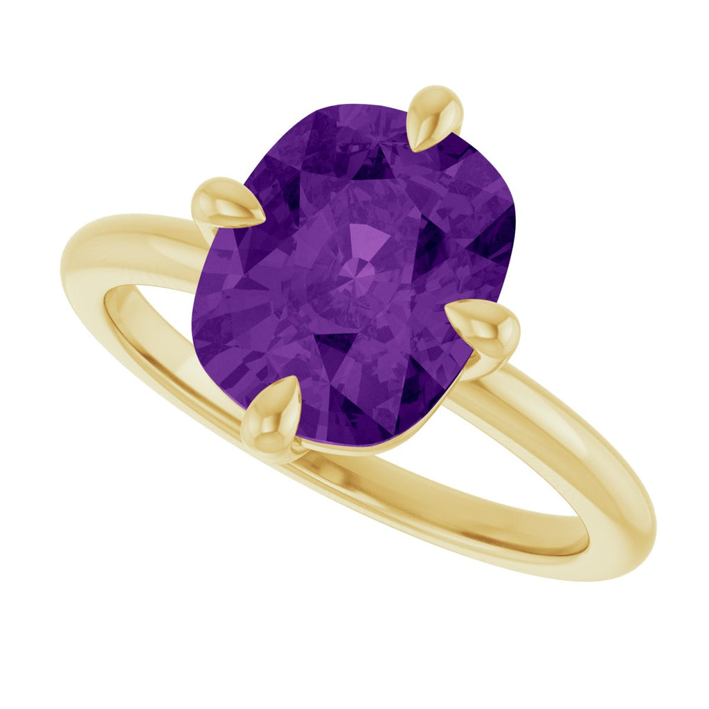 Solitaire Gemstone Ring