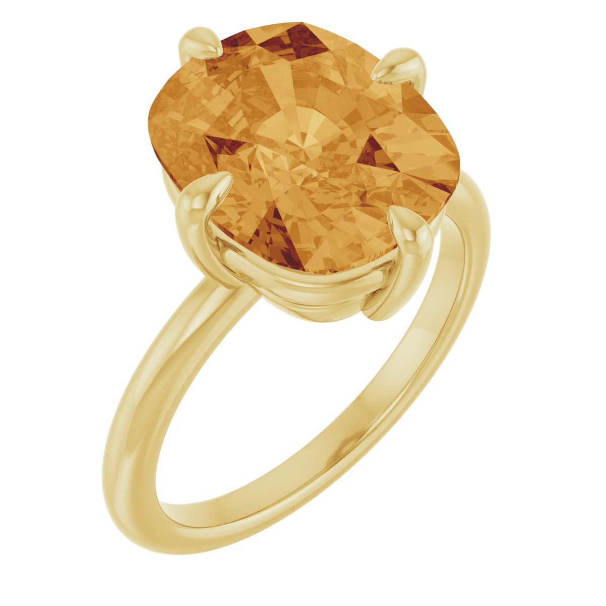Solitaire Gemstone Ring