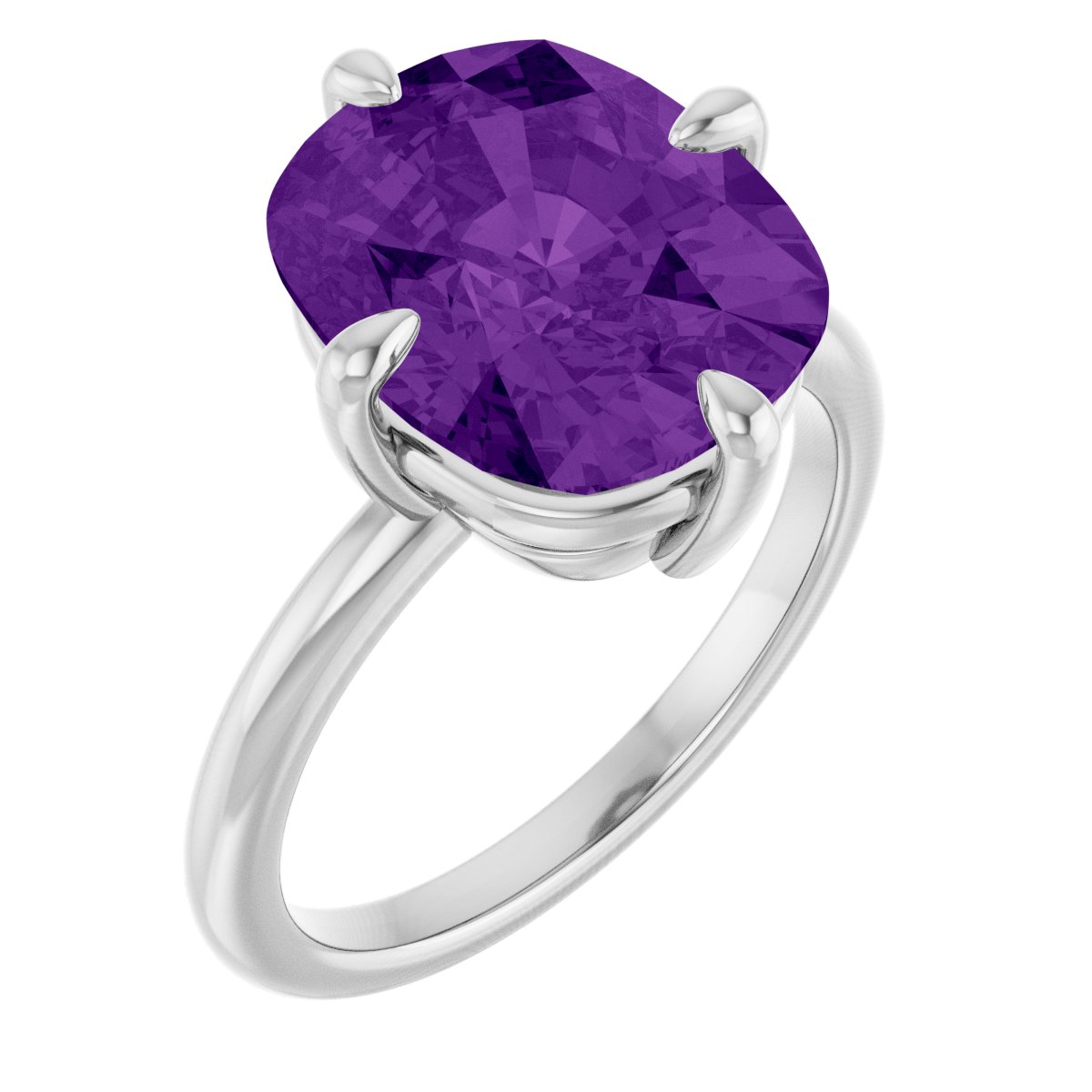 Solitaire Gemstone Ring