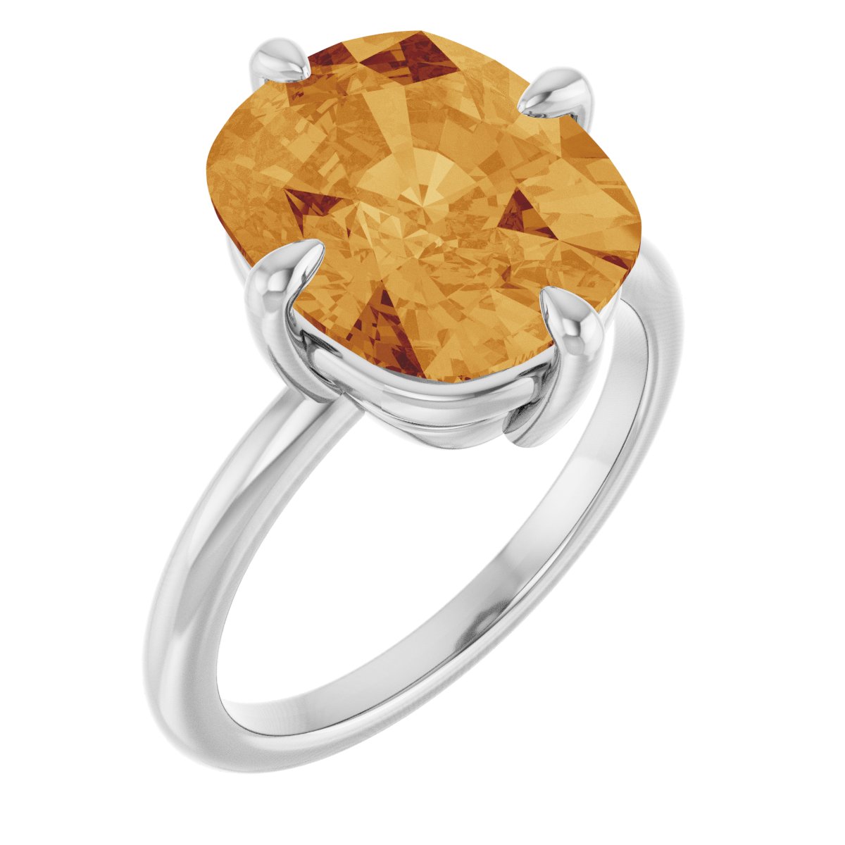 Solitaire Gemstone Ring