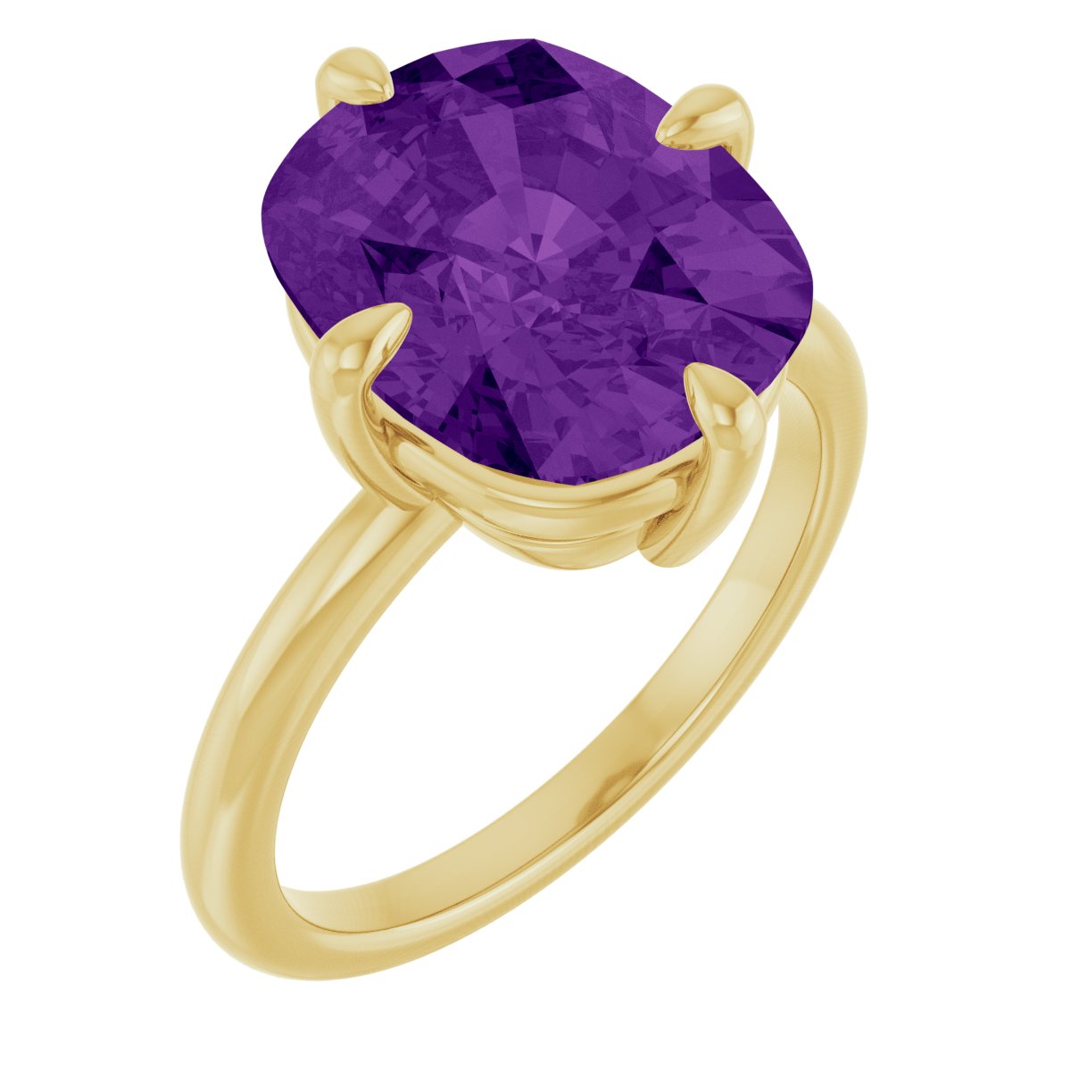 Solitaire Gemstone Ring