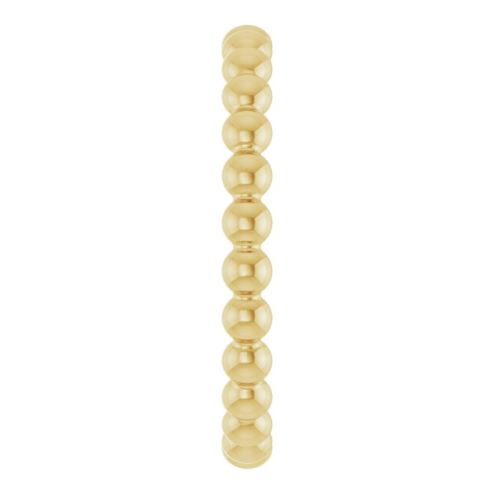 Beaded stackable ring