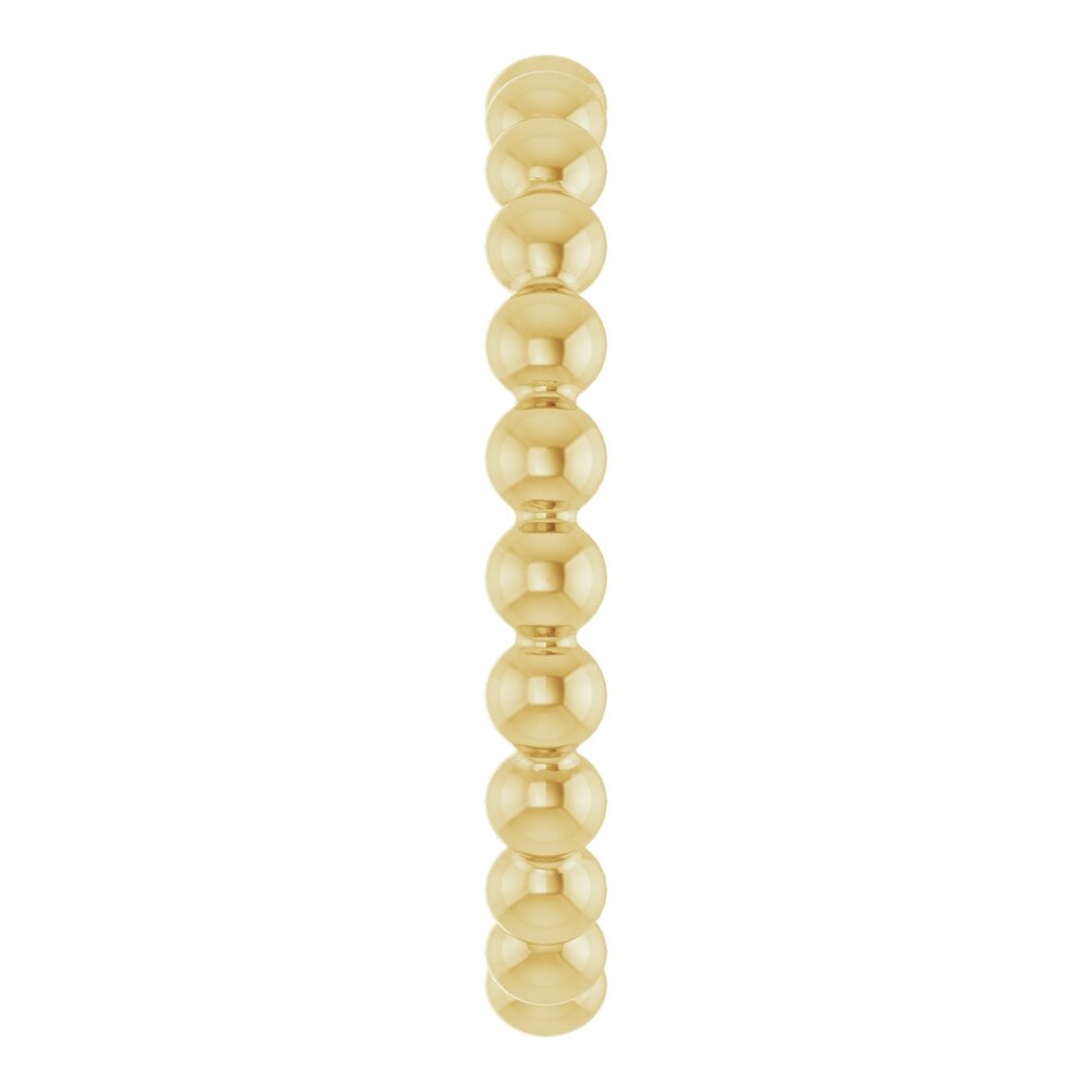 Beaded stackable ring
