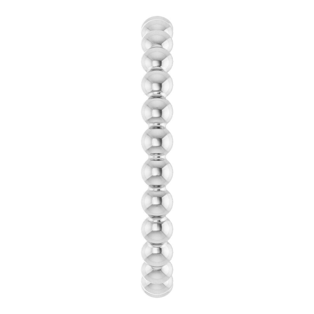 Beaded stackable ring