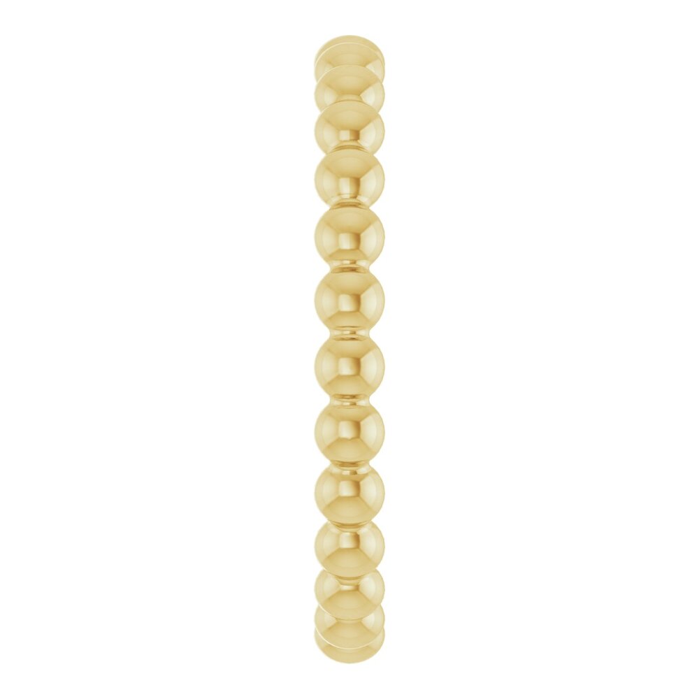 Beaded stackable ring