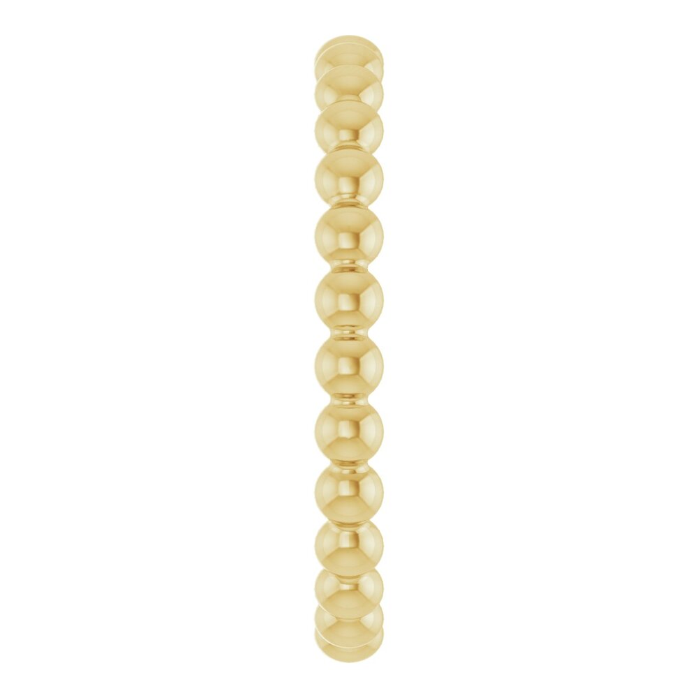 Beaded stackable ring