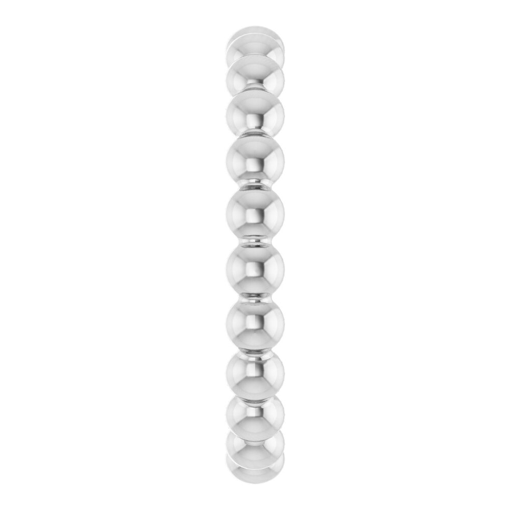 Beaded stackable ring