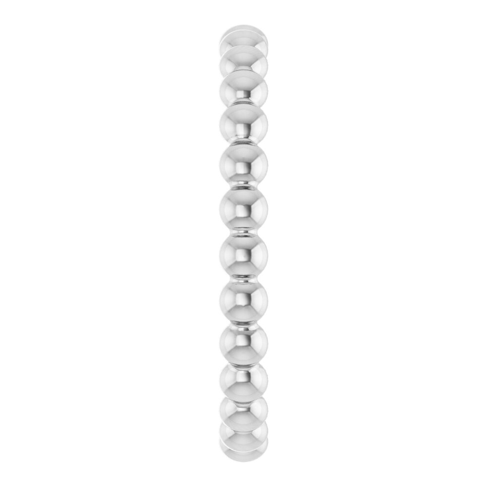Beaded stackable ring