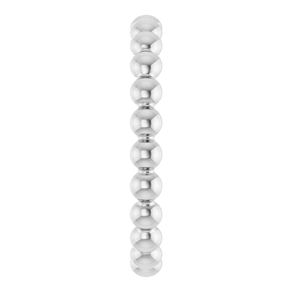 Beaded stackable ring