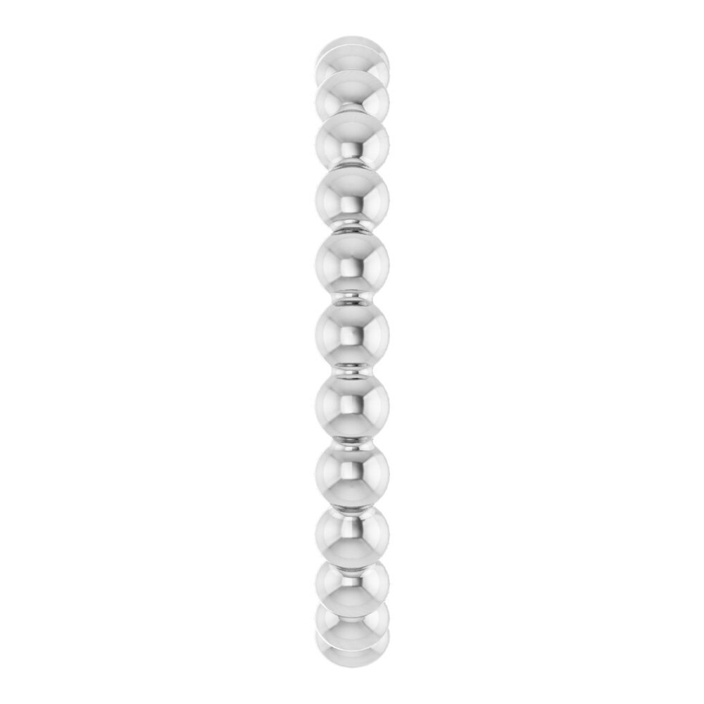 Beaded stackable ring