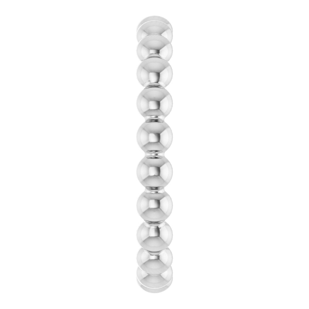 Beaded stackable ring