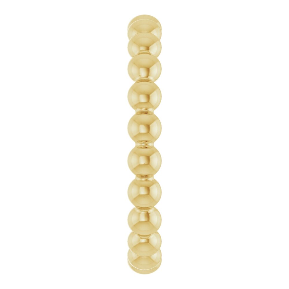 Beaded stackable ring
