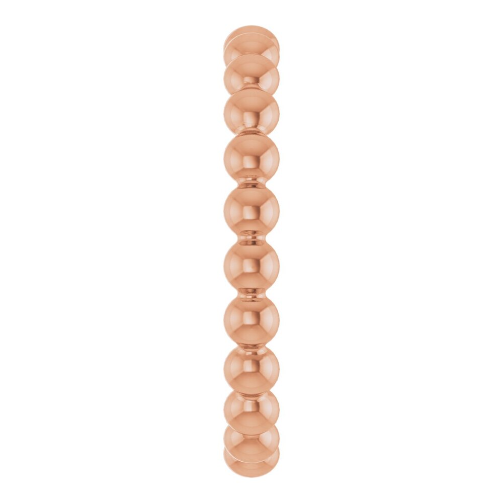 Beaded stackable ring