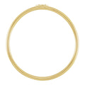 14K Yellow Gold stackable star ring