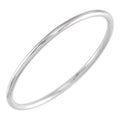 14K White Gold stackable ring