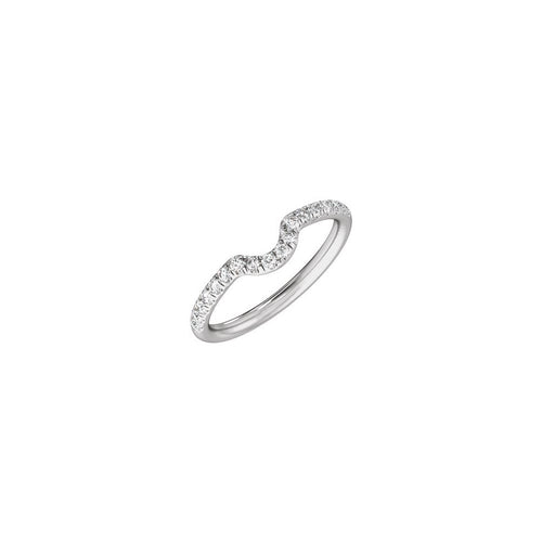 Claw-Prong Accented Engagement Ring - 14K White Gold Oval Lab-Grown Diamond