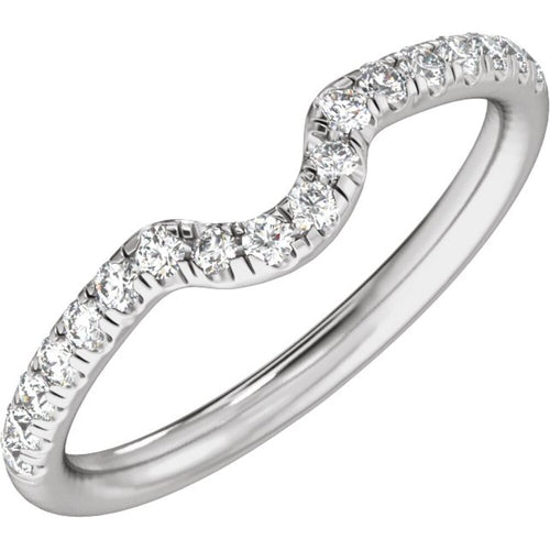 Claw-Prong Accented Band (Multiple Metal Options)