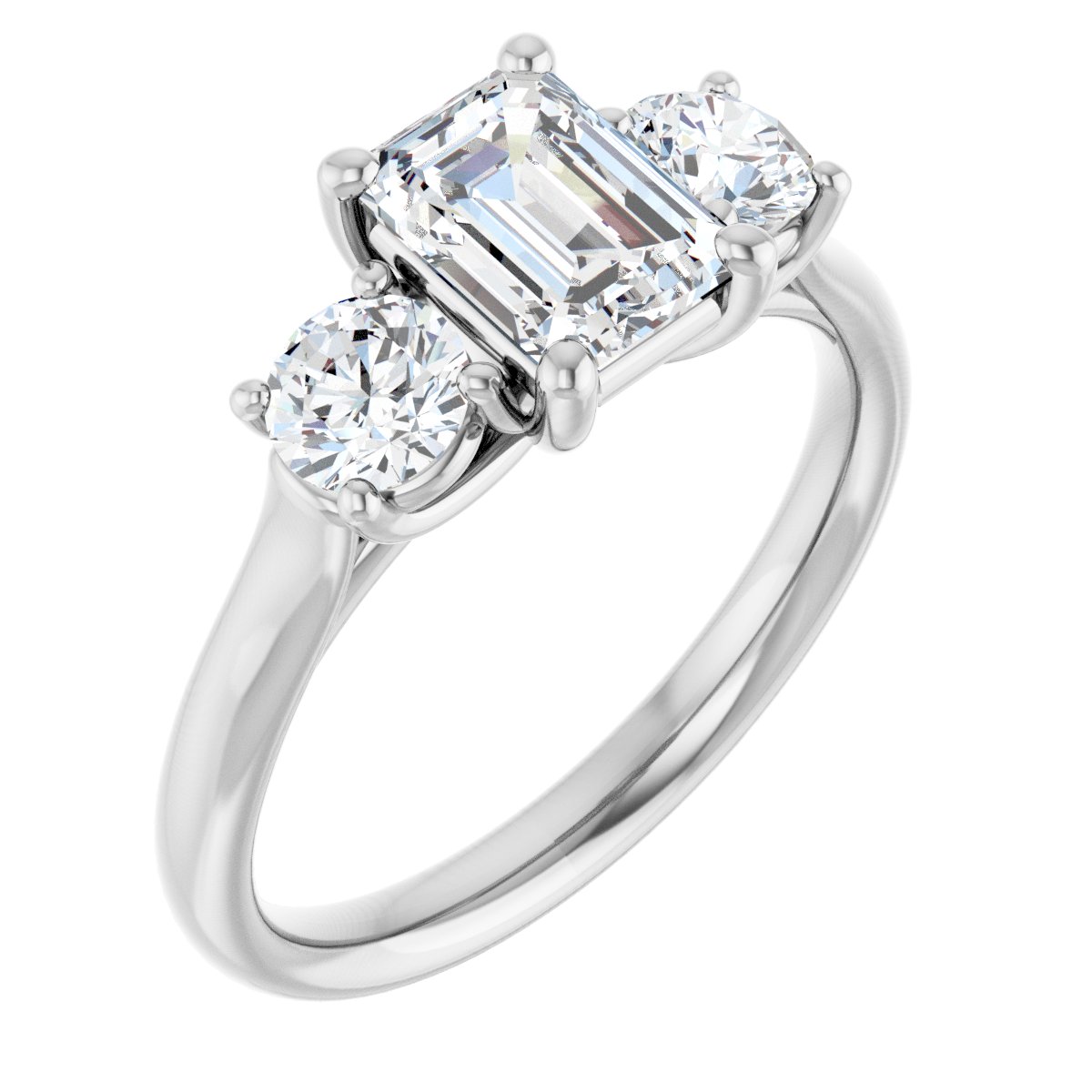 Three-Stone Engagement Ring