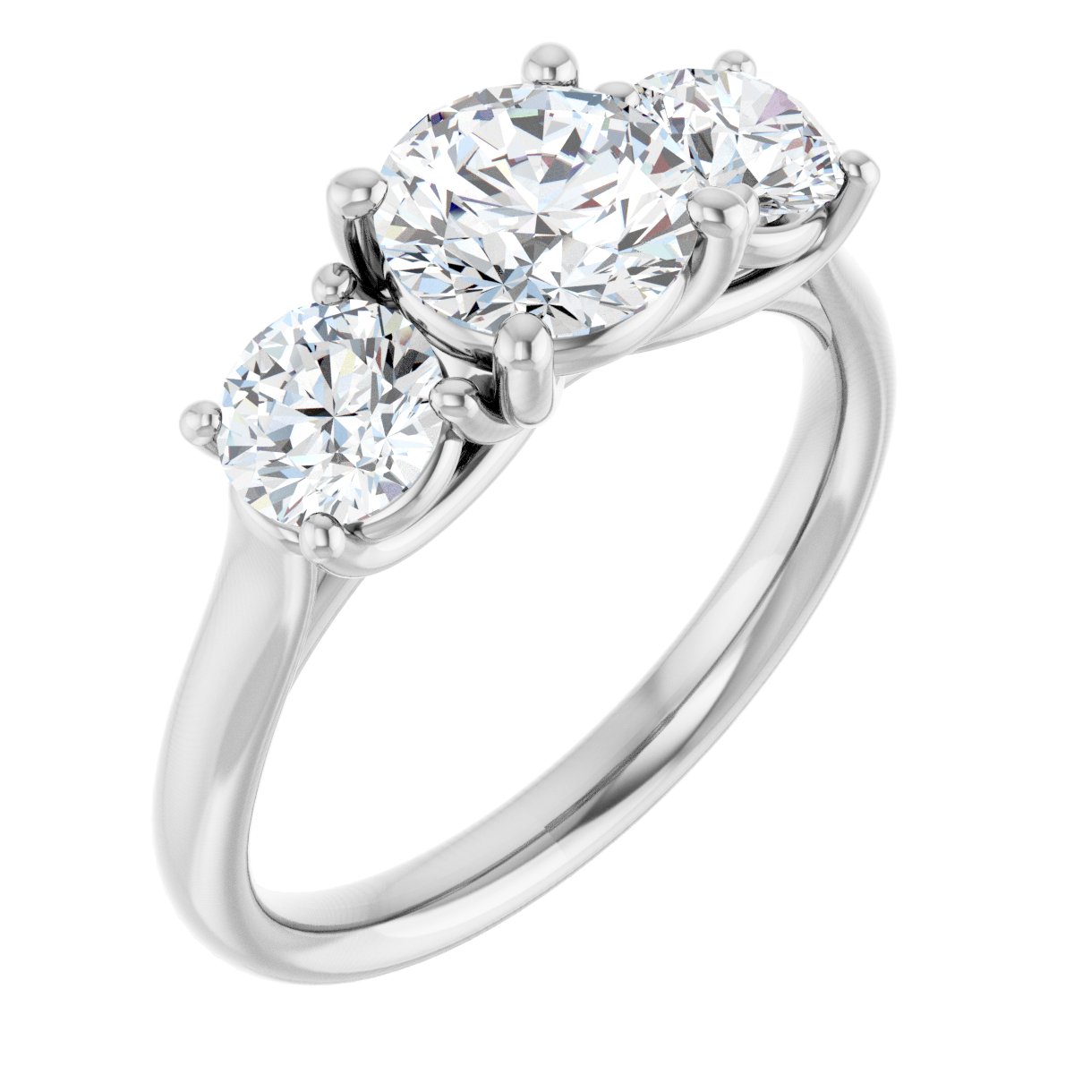 Three-Stone Engagement Ring