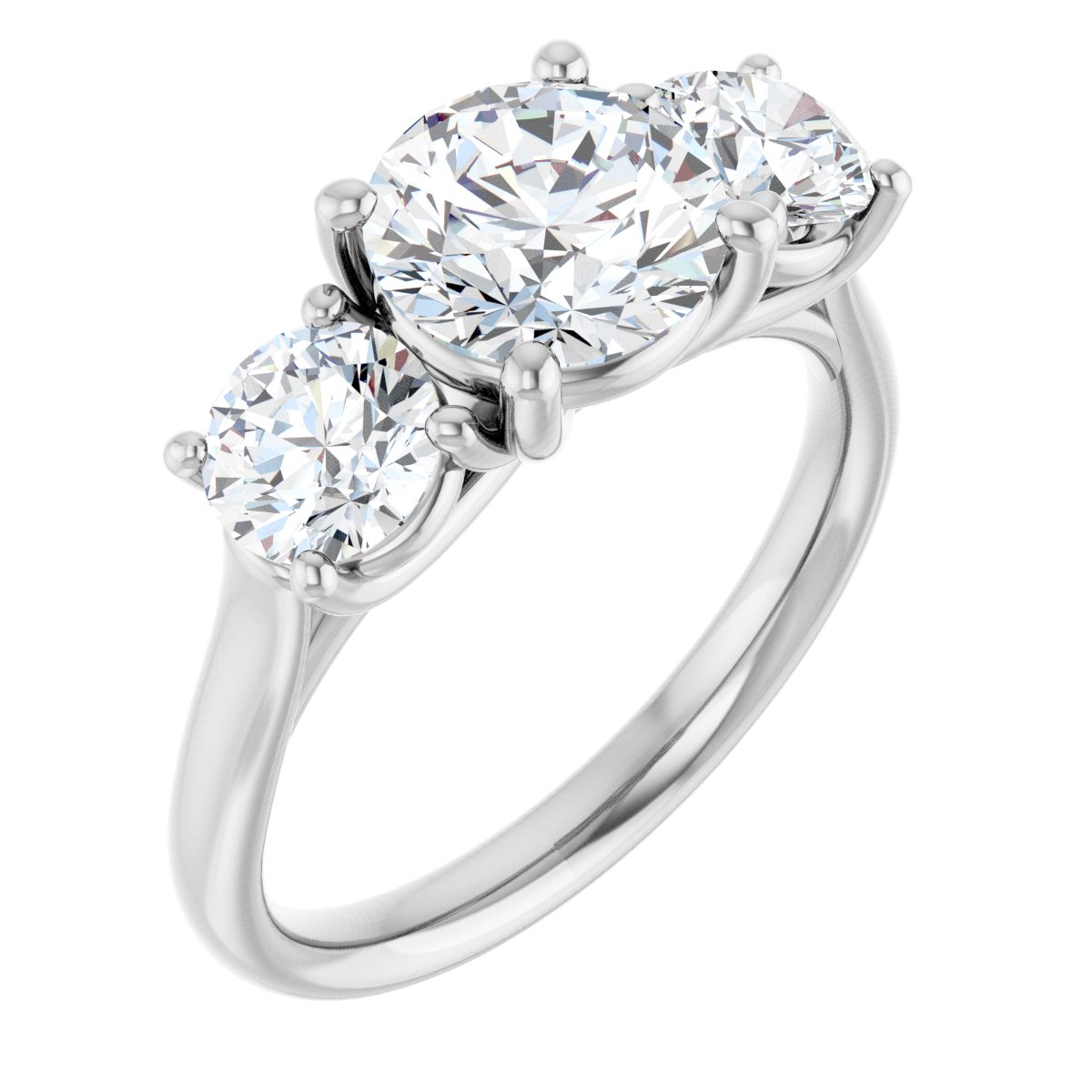 Three-Stone Engagement Ring