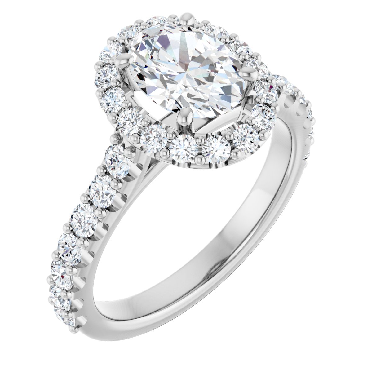 Halo-Style Engagement Ring