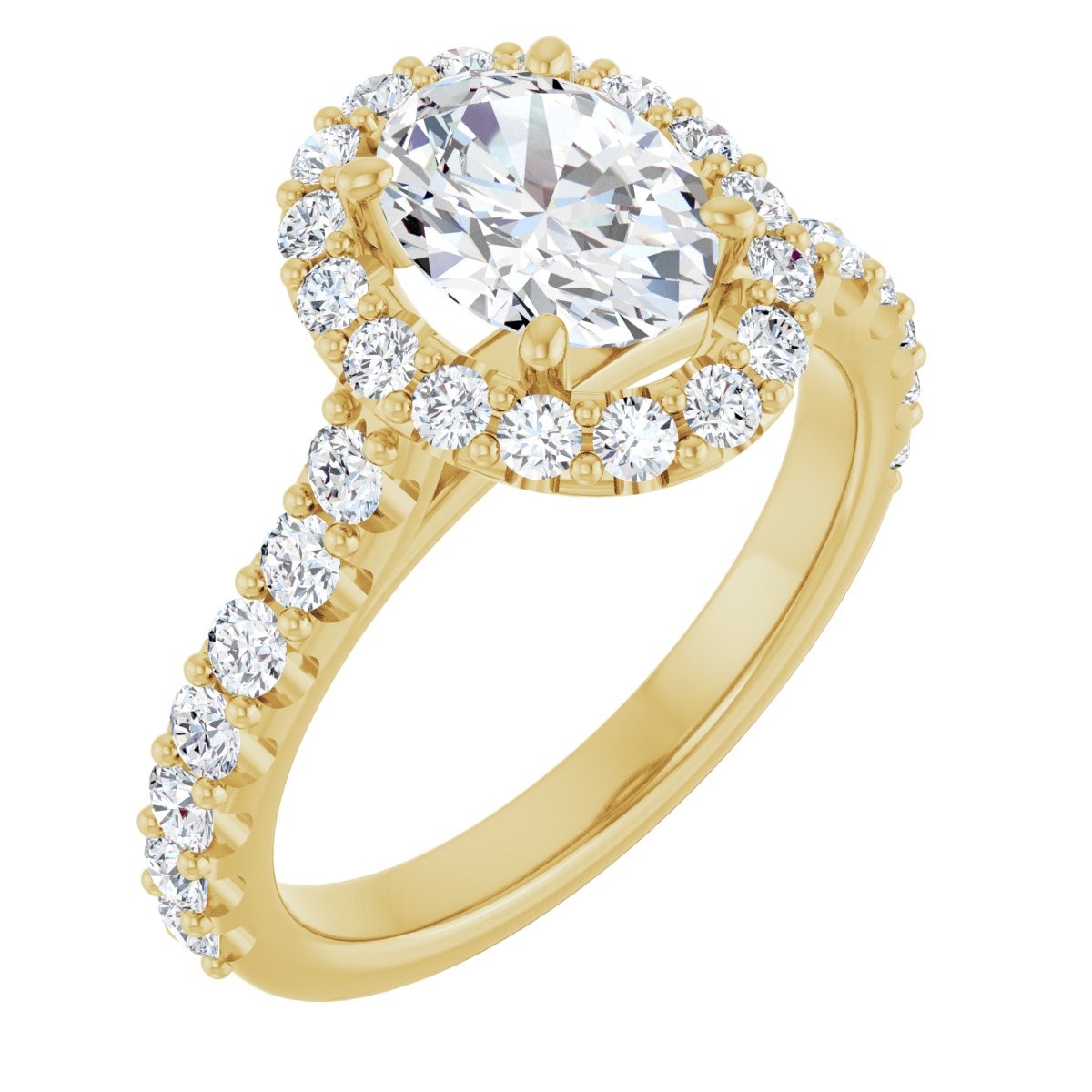 Halo-Style Engagement Ring