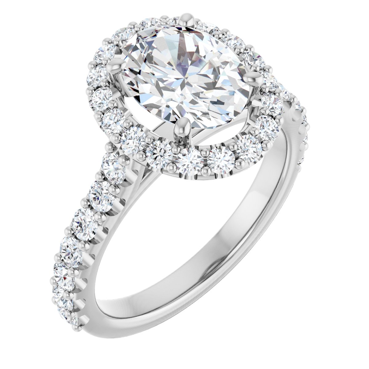 Halo-Style Engagement Ring