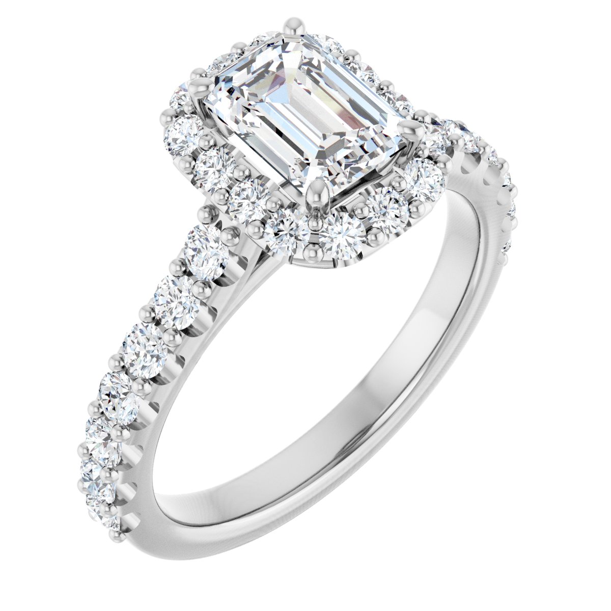 Halo-Style Engagement Ring