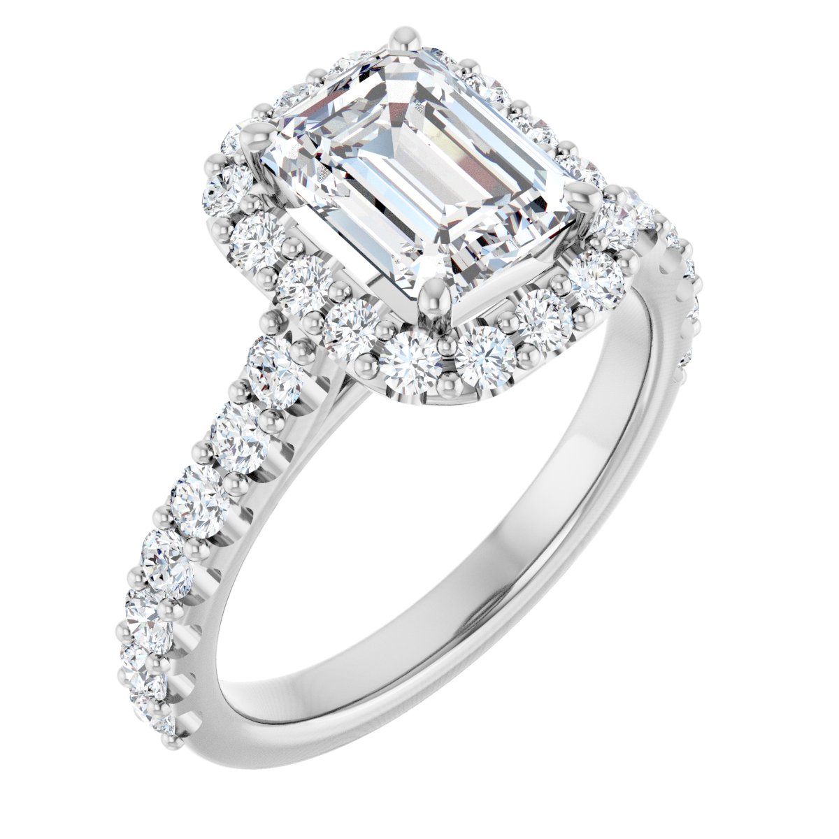 Halo-Style Engagement Ring