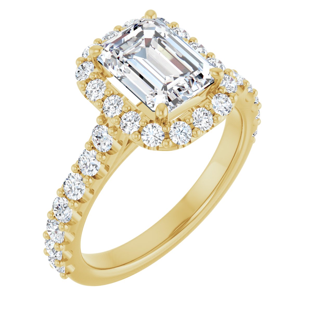 Halo-Style Engagement Ring