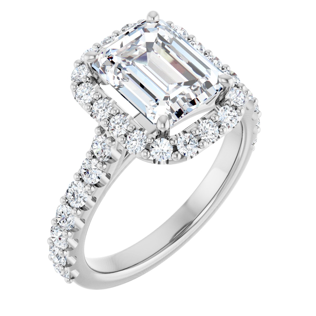 Halo-Style Engagement Ring