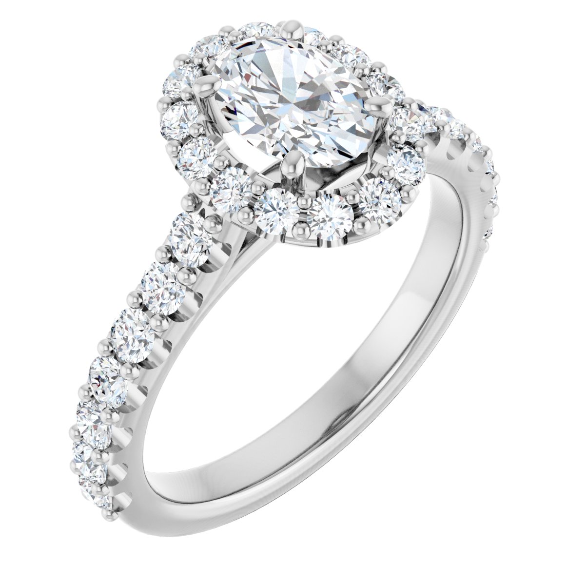 Halo-Style Engagement Ring