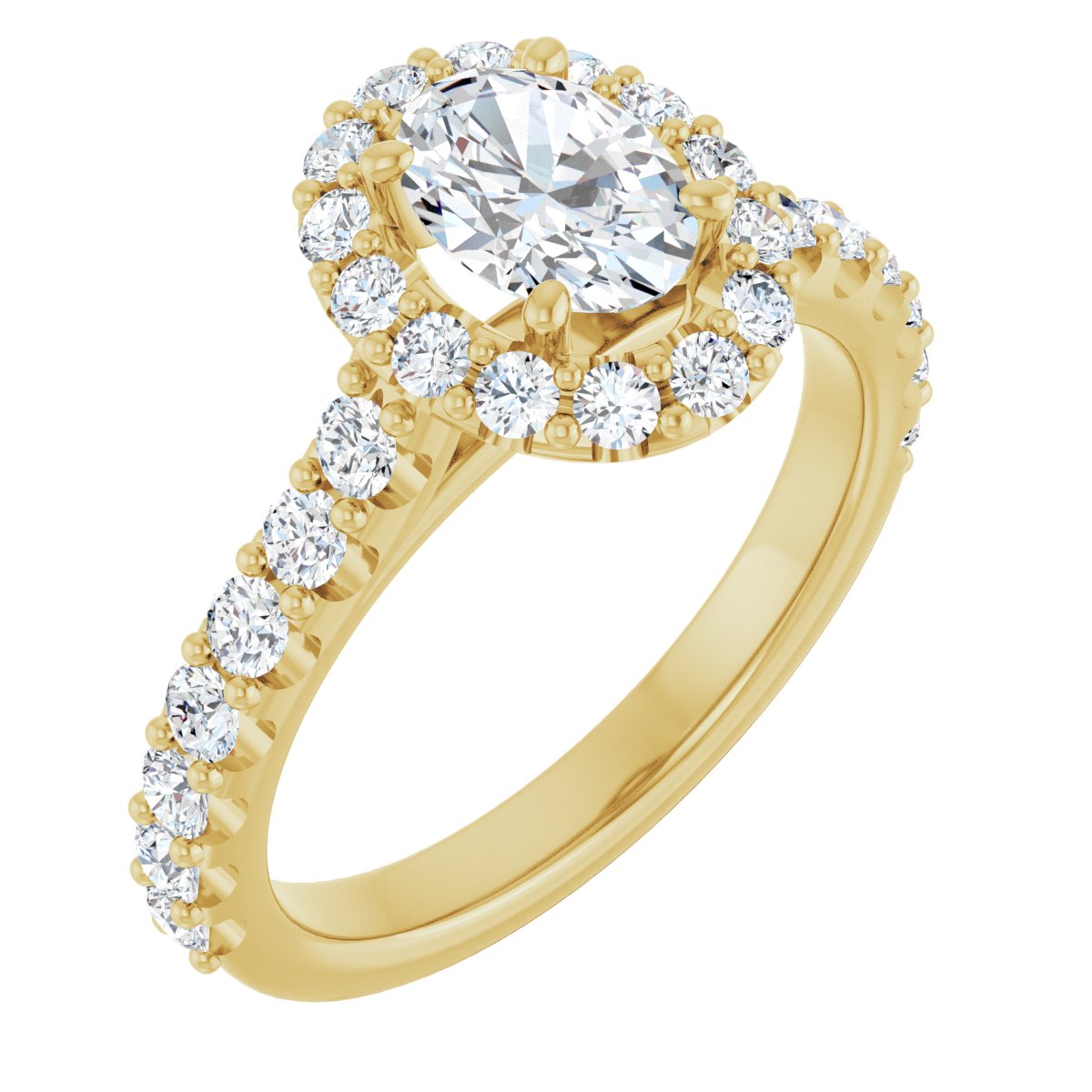 Halo-Style Engagement Ring