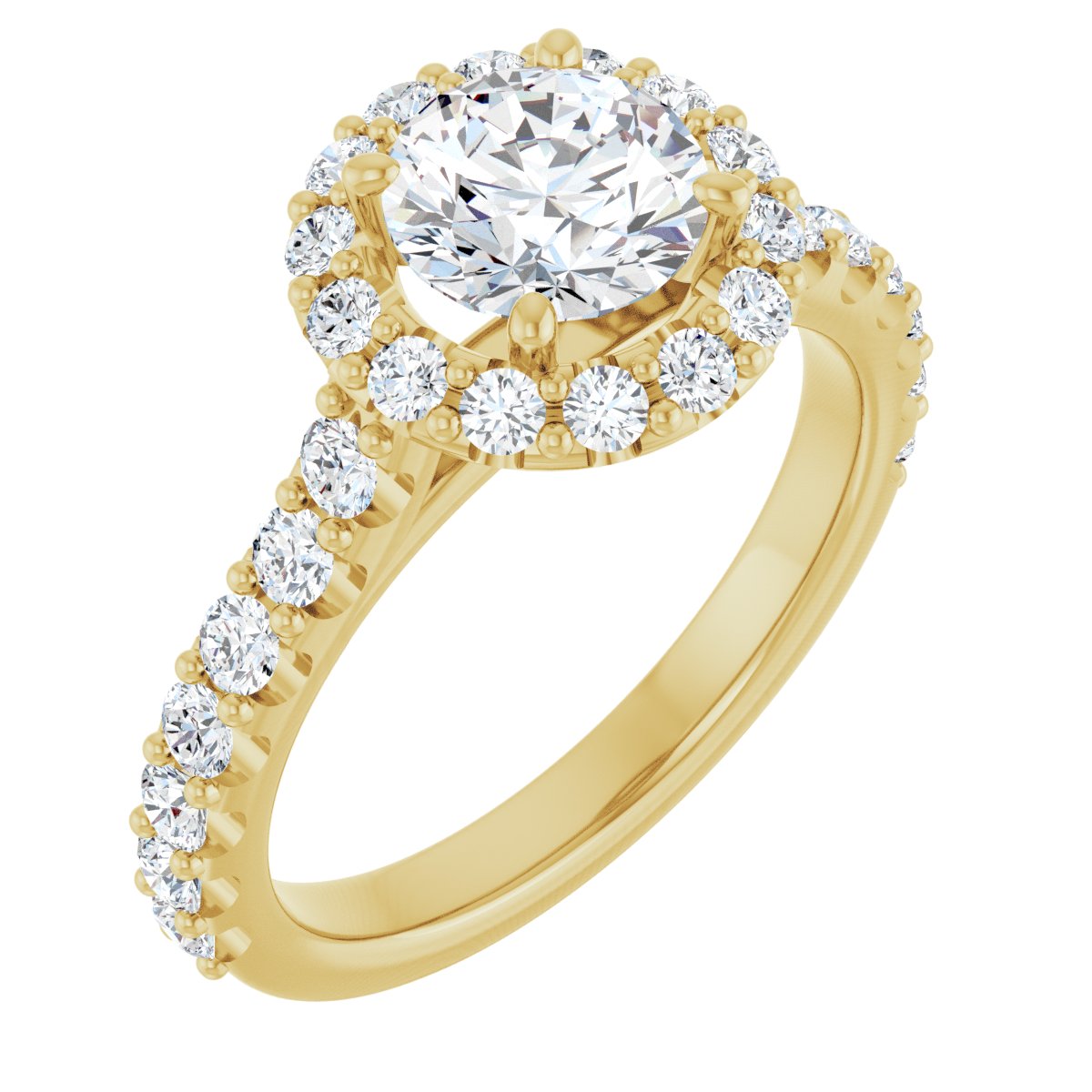 Halo-Style Engagement Ring