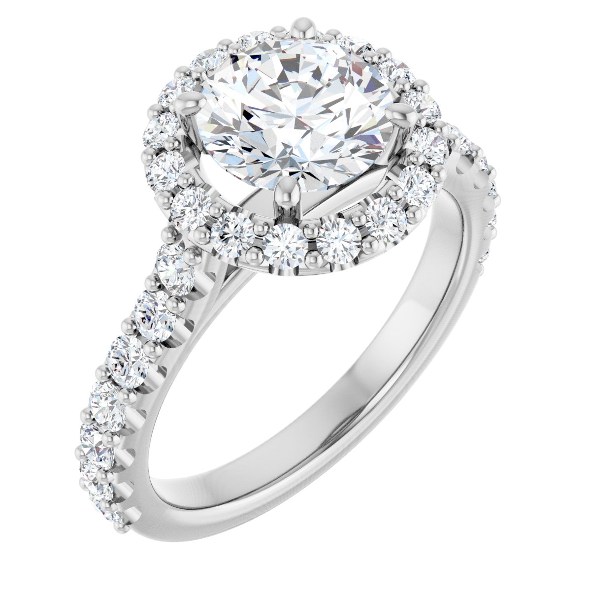 Halo-Style Engagement Ring