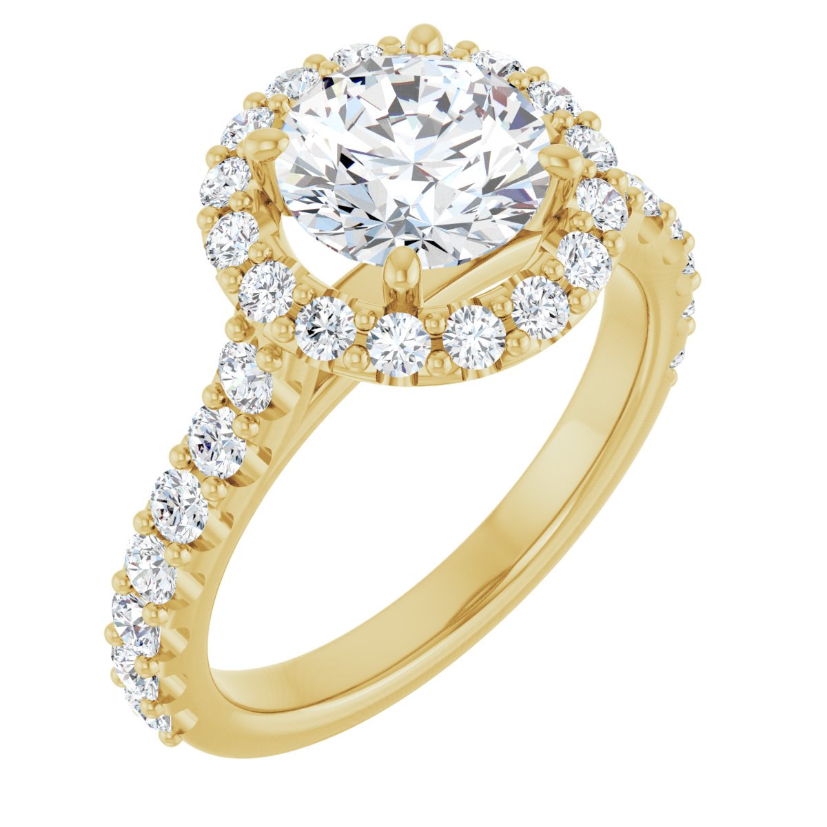 Halo-Style Engagement Ring