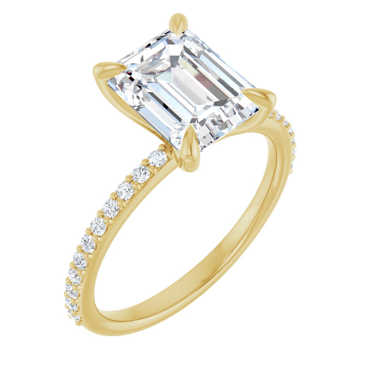 Accented Engagement Ring