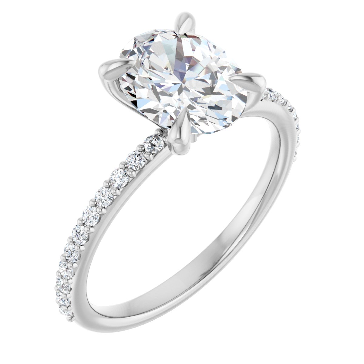 Accented Engagement Ring