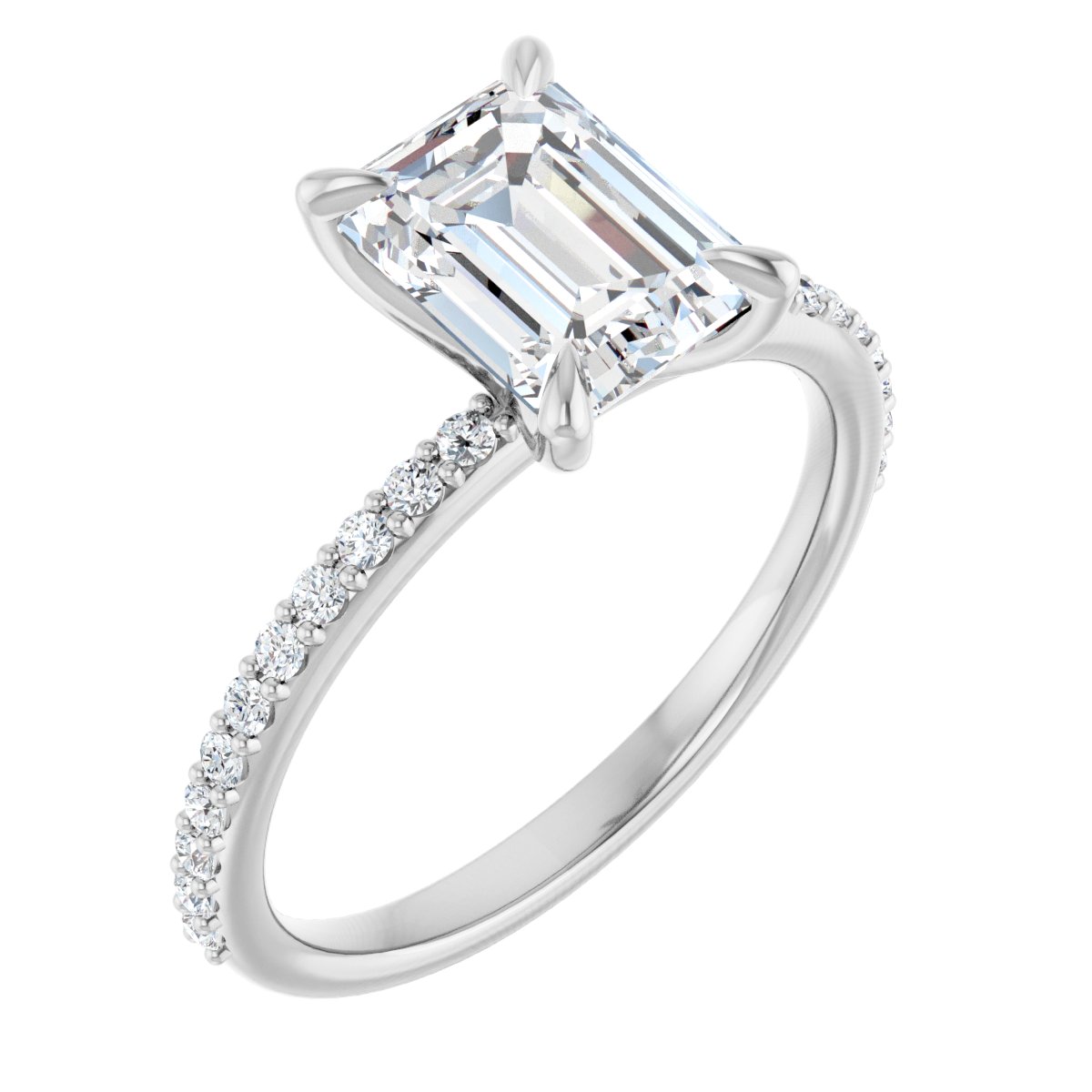 Accented Engagement Ring
