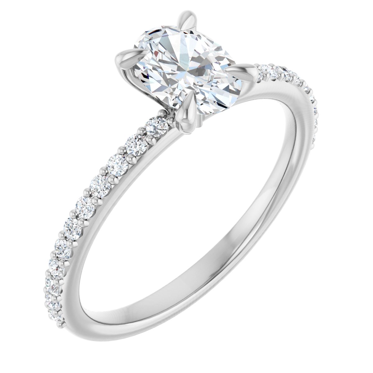 Accented Engagement Ring