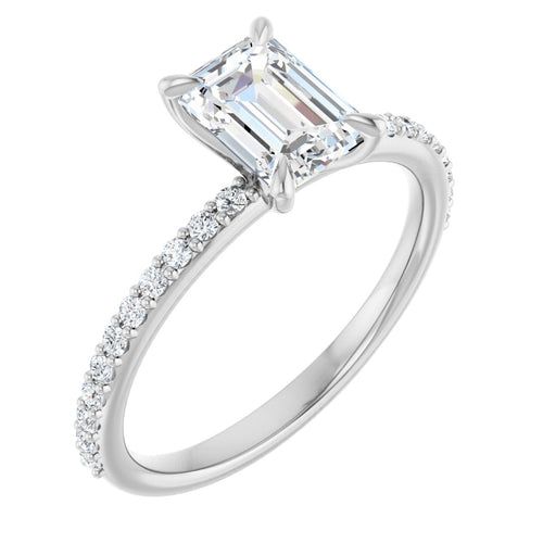 Accented Engagement Ring