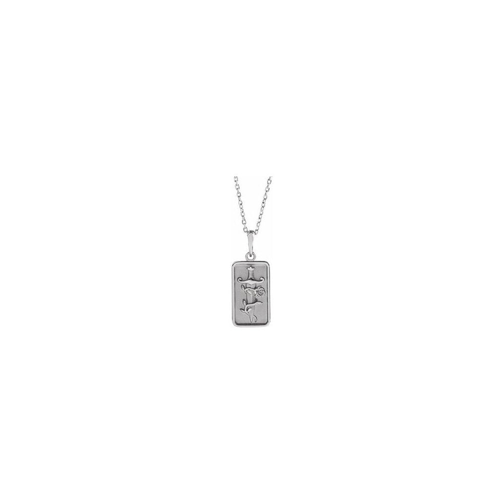 Dagger & Rose Necklace