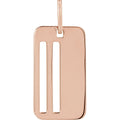 Engravable Dog Tag Pendant (Multiple Metal Options)