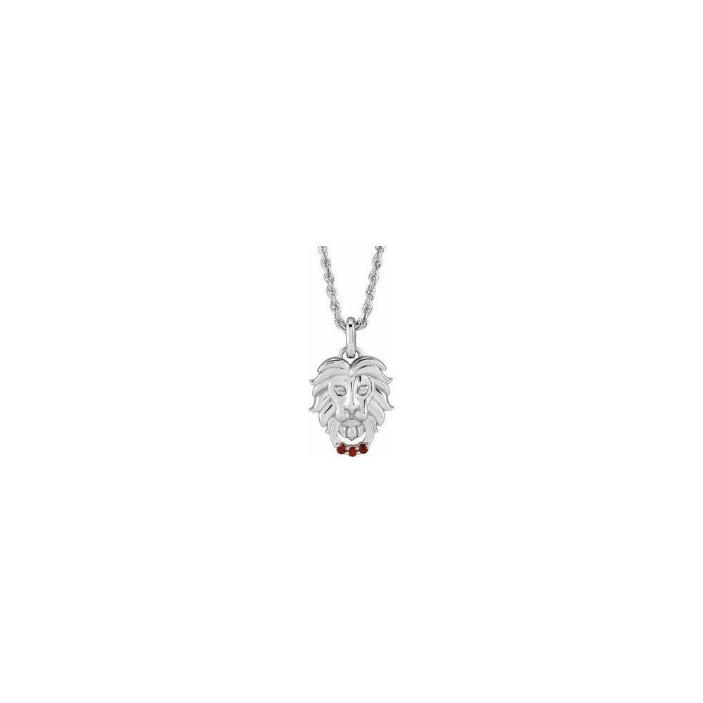 Accented Lion Necklace