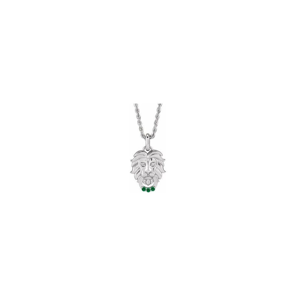 Accented Lion Necklace