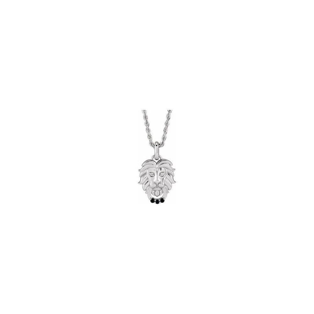 Accented Lion Necklace